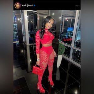 Sexy red leggings set ❤️